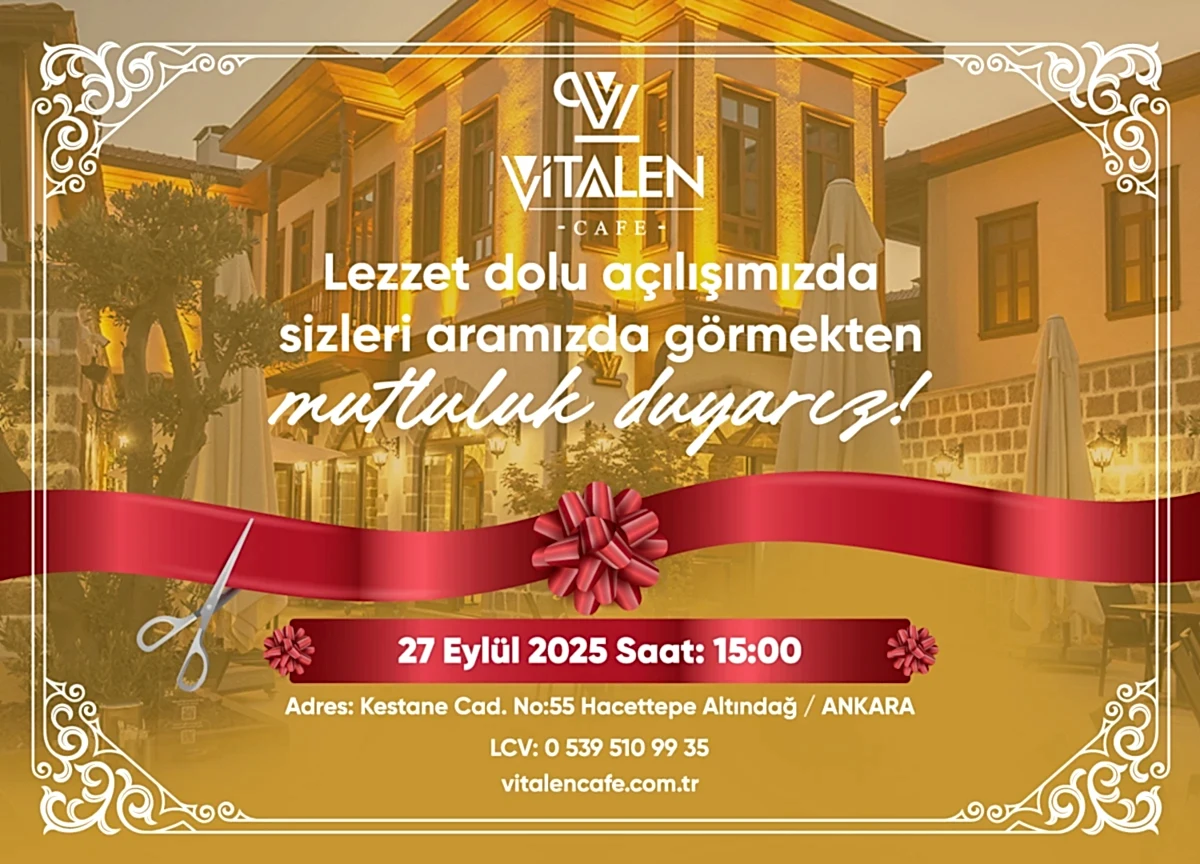Yeni Tatlar, Yeni Atmosfer: Vitalen Cafe Lansmanında Buluşalım